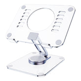 Soporte para tableta de escritorio giratorio de 360 grados de acrílico R-JUST T632, soporte para tableta T632